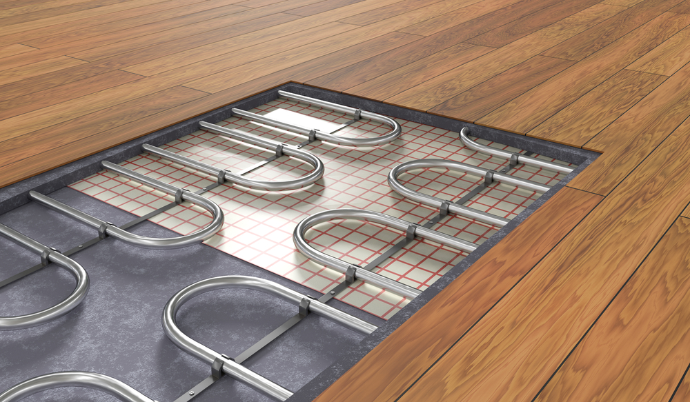 Radiant Floor Heating In Basements, Heated Laminate Flooring Basement