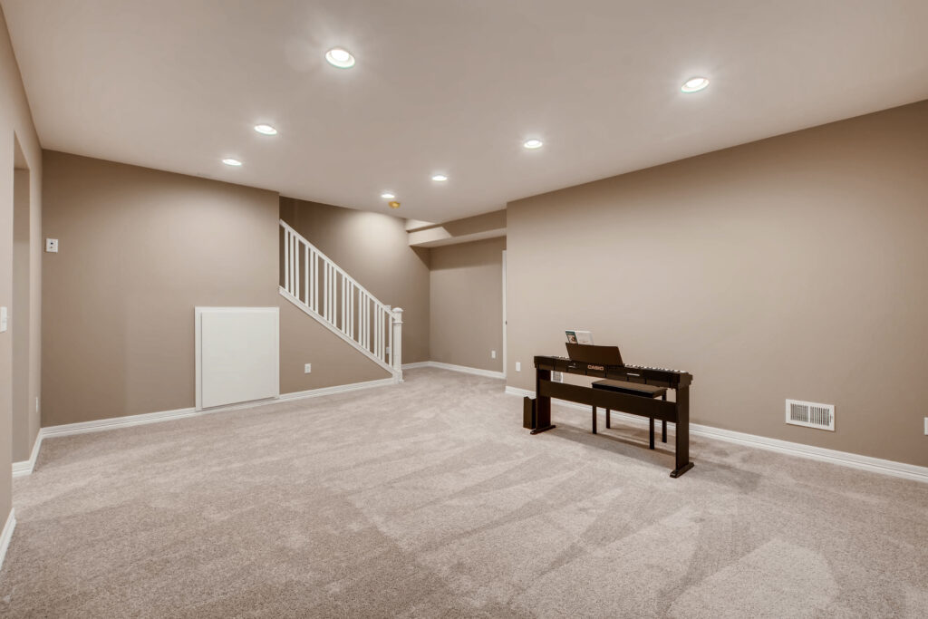 View one of Finished Basements & More by Sheffield Homes' basements: FB18022. Contact us to schedule a free consultation for your basement finishing project.
