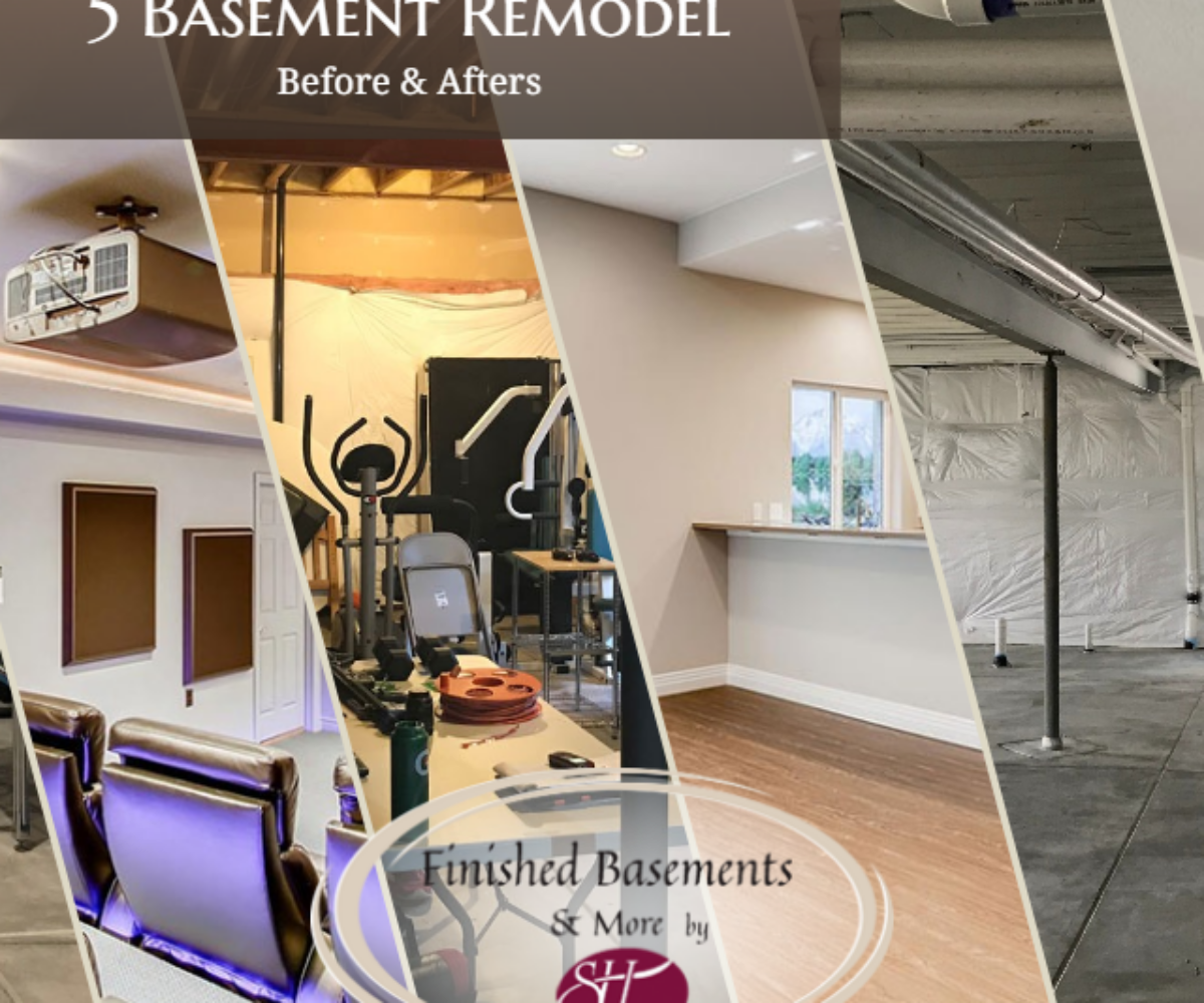 5 Basement Remodel Before & Afters